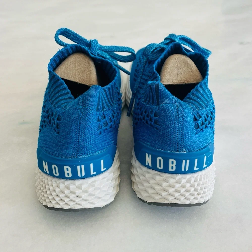 Nobull Blue Allday Flyknit Men's Size 9.5 Women's 11 Athletic Sneakers Shoes - Picture 5 of 11
